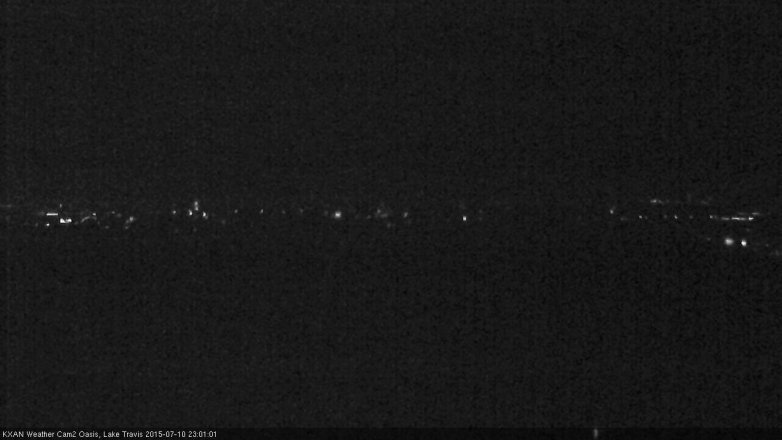 Lake Travis webcam, July 10, 2015 10:15 PM CT