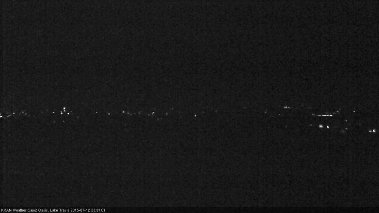 Lake Travis webcam, July 12, 2015 10:35 PM CT