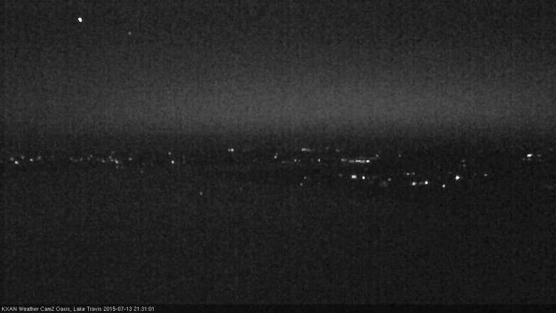 Lake Travis webcam, July 13, 2015 8:35 PM CT