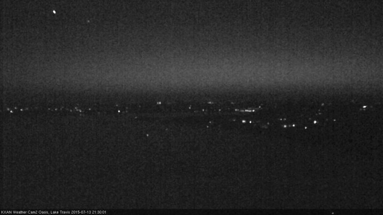Lake Travis webcam, July 13, 2015 8:50 PM CT