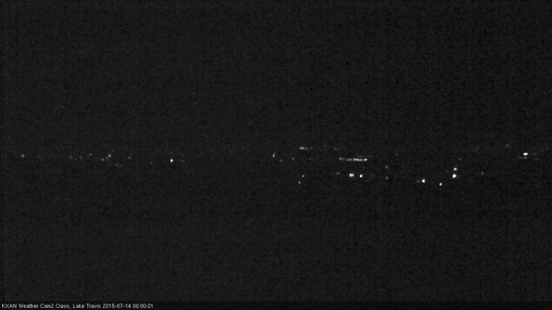 Lake Travis webcam, July 13, 2015 11:05 PM CT