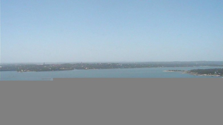Lake Travis webcam, July 14, 2015 1:30 PM CT