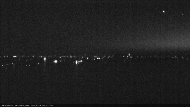 Lake Travis webcam, July 14, 2015 8:35 PM CT