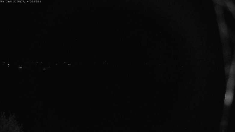 Lake Travis webcam, July 14, 2015 10:00 PM CT