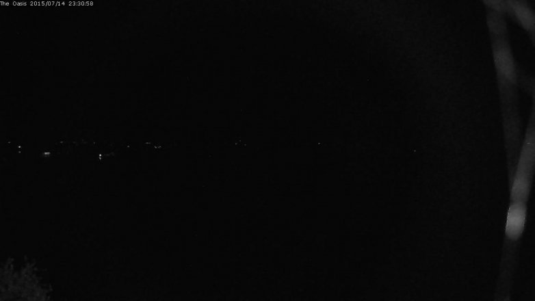 Lake Travis webcam, July 14, 2015 10:40 PM CT