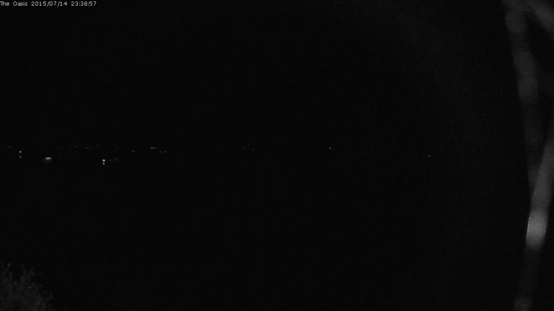 Lake Travis webcam, July 14, 2015 10:45 PM CT
