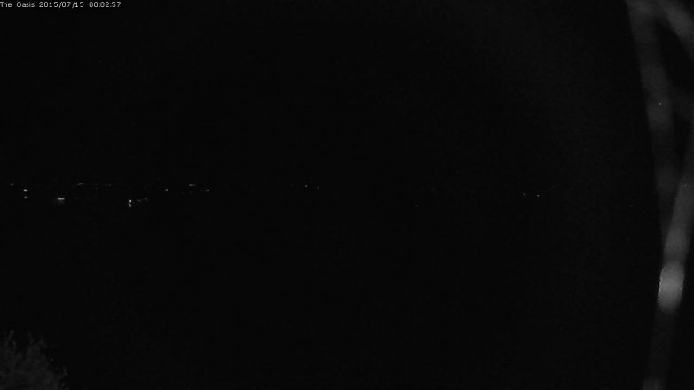Lake Travis webcam, July 14, 2015 11:10 PM CT