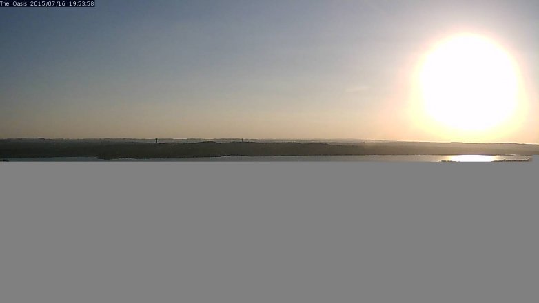 Lake Travis webcam, July 16, 2015 7:00 PM CT