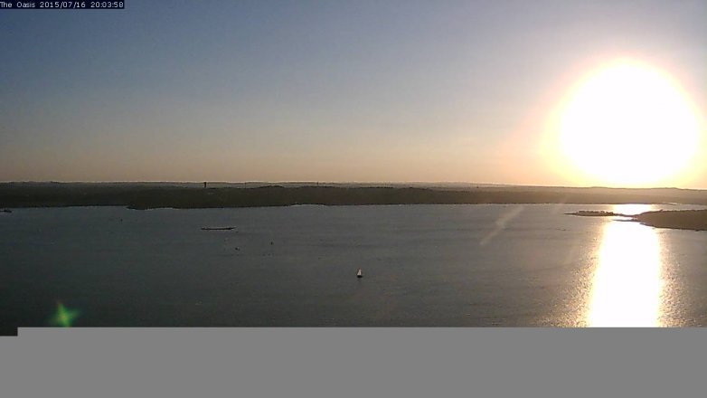 Lake Travis webcam, July 16, 2015 7:10 PM CT