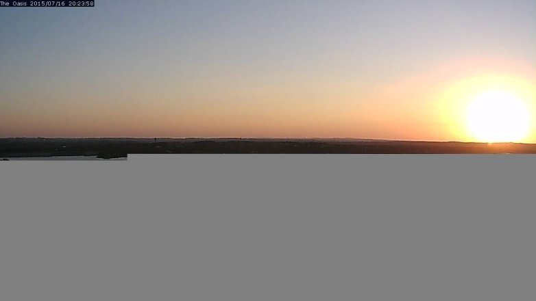 Lake Travis webcam, July 16, 2015 7:30 PM CT