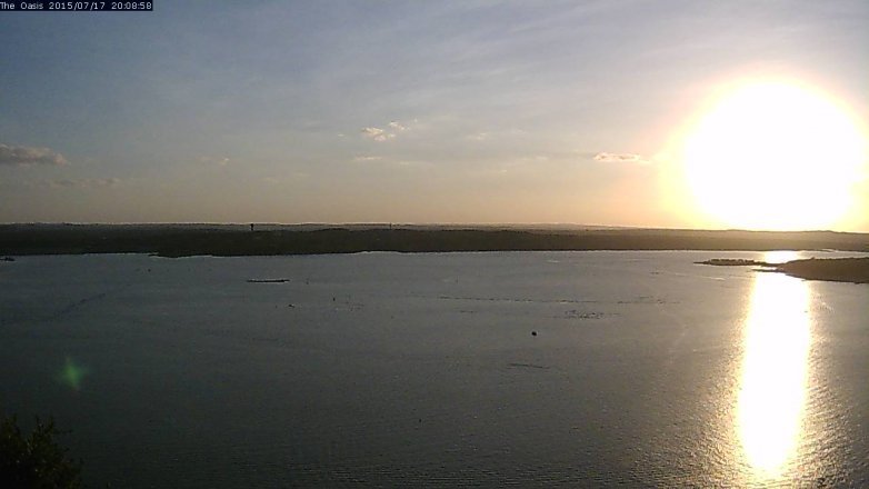 Lake Travis webcam, July 17, 2015 7:15 PM CT