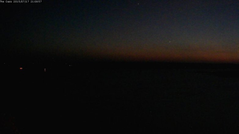 Lake Travis webcam, July 17, 2015 8:15 PM CT