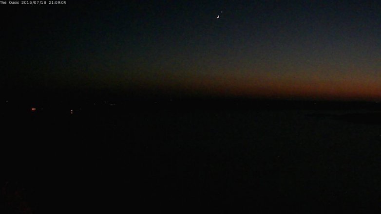 Lake Travis webcam, July 18, 2015 8:15 PM CT