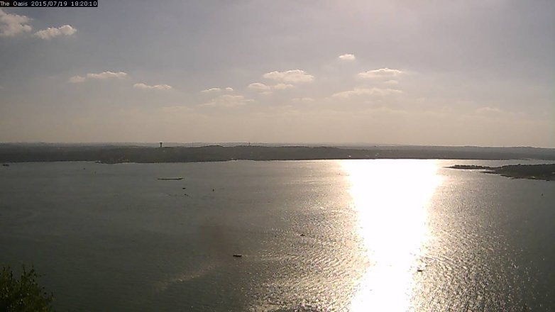 Lake Travis webcam, July 19, 2015 5:25 PM CT
