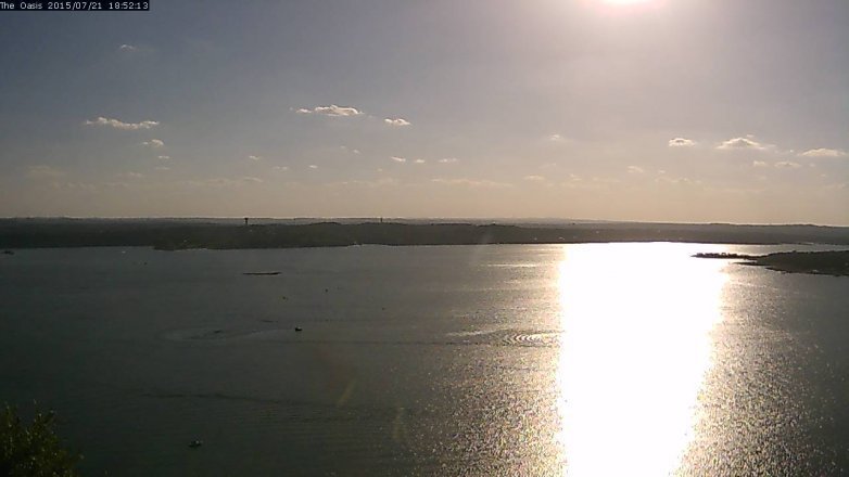 Lake Travis webcam, July 21, 2015 6:00 PM CT