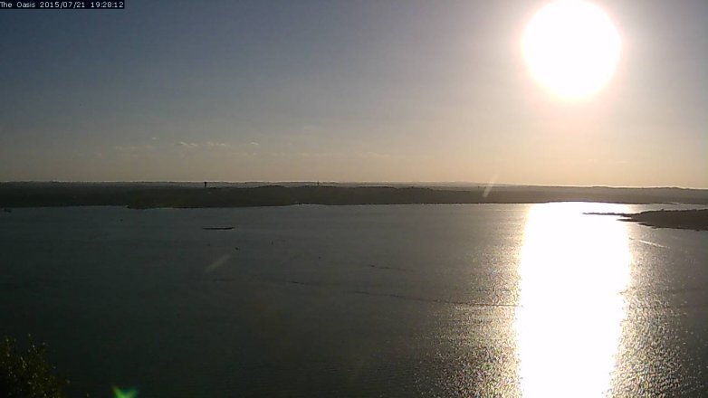 Lake Travis webcam, July 21, 2015 6:35 PM CT