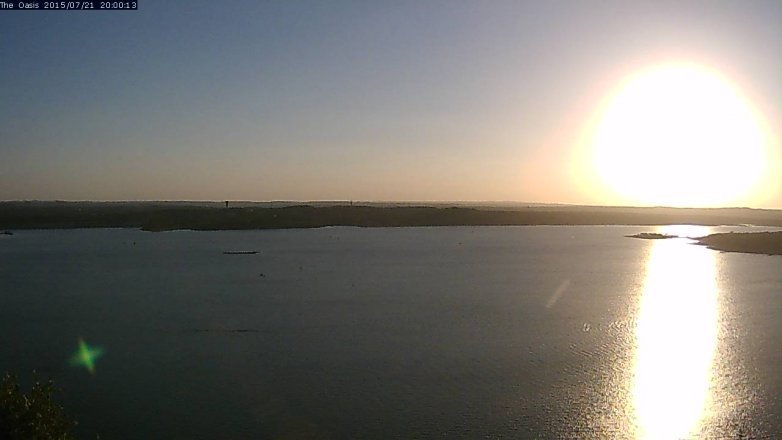 Lake Travis webcam, July 21, 2015 7:05 PM CT