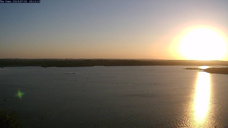 Lake Travis webcam, July 21, 2015 7:20 PM CT