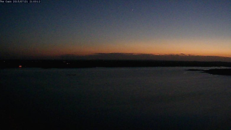 Lake Travis webcam, July 21, 2015 8:05 PM CT