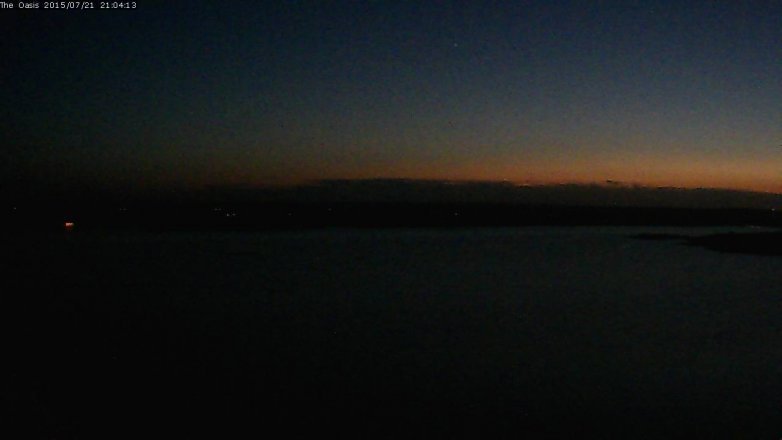 Lake Travis webcam, July 21, 2015 8:10 PM CT