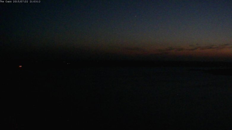 Lake Travis webcam, July 22, 2015 8:10 PM CT