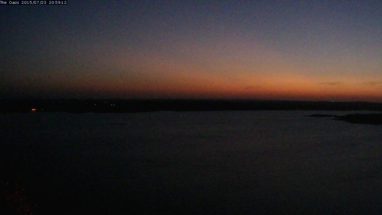 Lake Travis webcam, July 23, 2015 8:05 PM CT