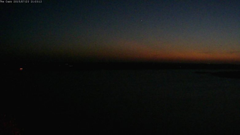 Lake Travis webcam, July 23, 2015 8:10 PM CT