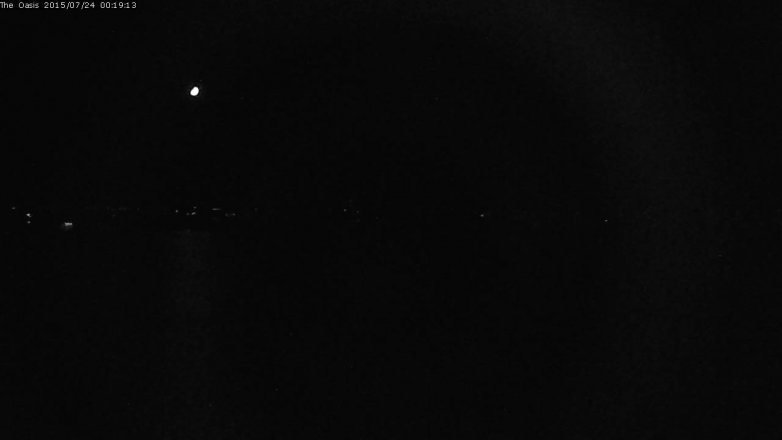 Lake Travis webcam, July 23, 2015 11:25 PM CT