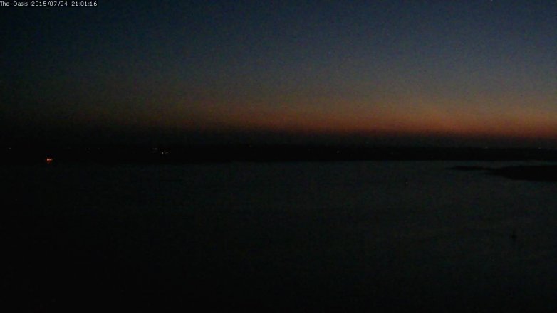 Lake Travis webcam, July 24, 2015 8:10 PM CT