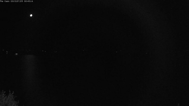 Lake Travis webcam, July 24, 2015 11:50 PM CT