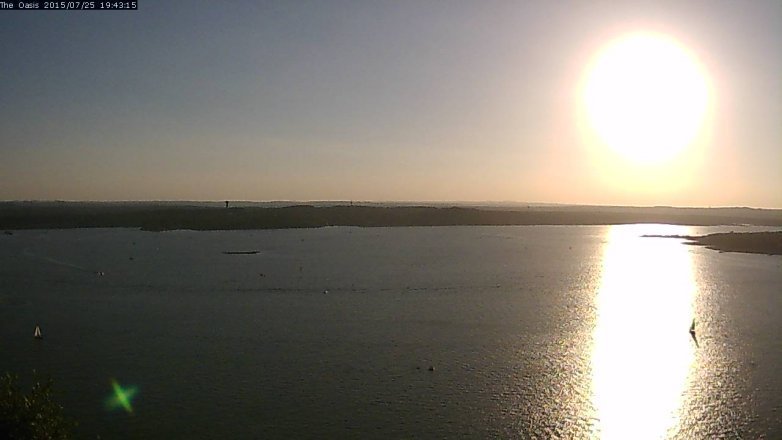 Lake Travis webcam, July 25, 2015 6:50 PM CT