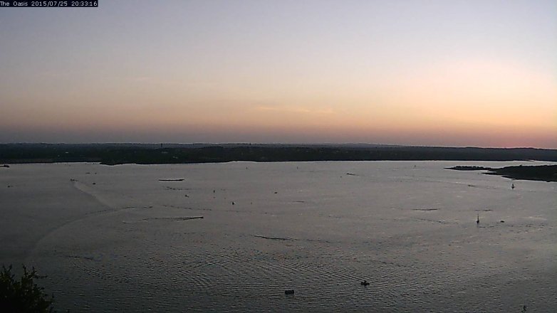 Lake Travis webcam, July 25, 2015 7:40 PM CT