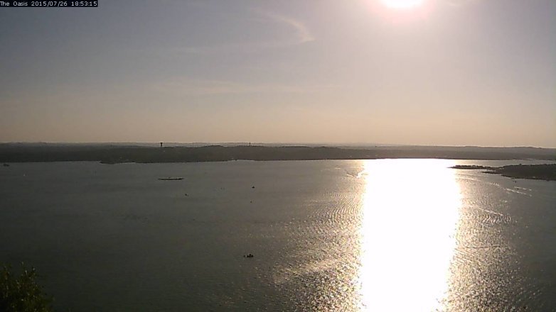 Lake Travis webcam, July 26, 2015 6:00 PM CT