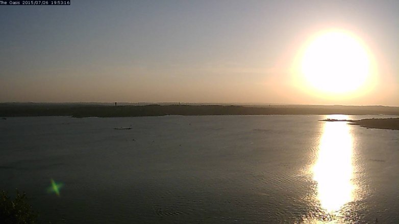 Lake Travis webcam, July 26, 2015 7:00 PM CT