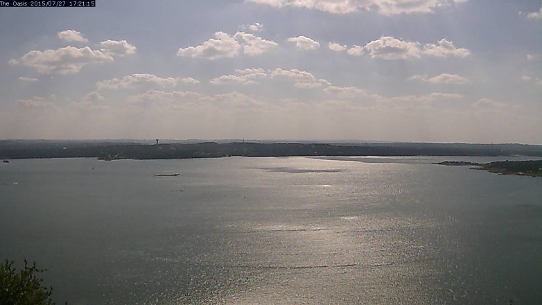 Lake Travis webcam, July 27, 2015 4:30 PM CT