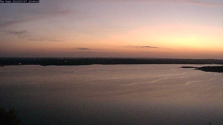 Lake Travis webcam, July 27, 2015 7:55 PM CT