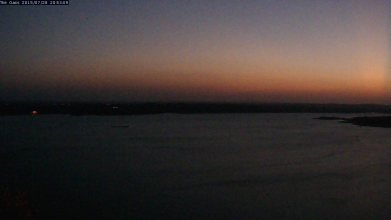 Lake Travis webcam, July 28, 2015 8:00 PM CT