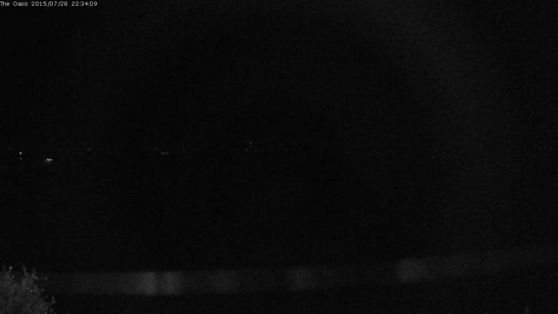 Lake Travis webcam, July 28, 2015 9:40 PM CT