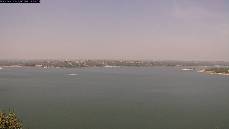 Lake Travis webcam, July 29, 2015 11:00 AM CT