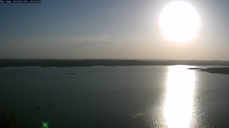 Lake Travis webcam, July 29, 2015 6:35 PM CT