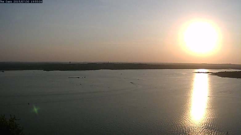 Lake Travis webcam, July 30, 2015 7:00 PM CT