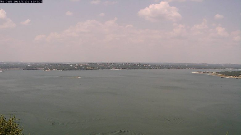 Lake Travis webcam, July 31, 2015 11:50 AM CT