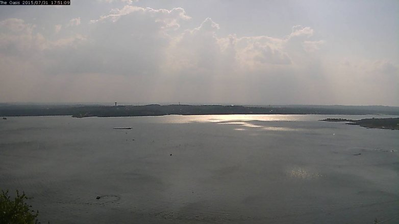 Lake Travis webcam, July 31, 2015 5:00 PM CT