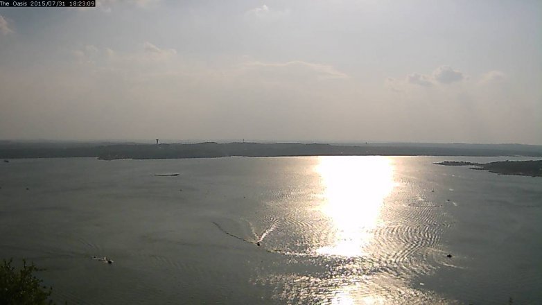 Lake Travis webcam, July 31, 2015 5:30 PM CT