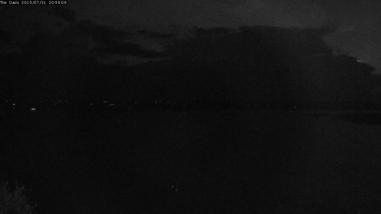 Lake Travis webcam, July 31, 2015 8:05 PM CT
