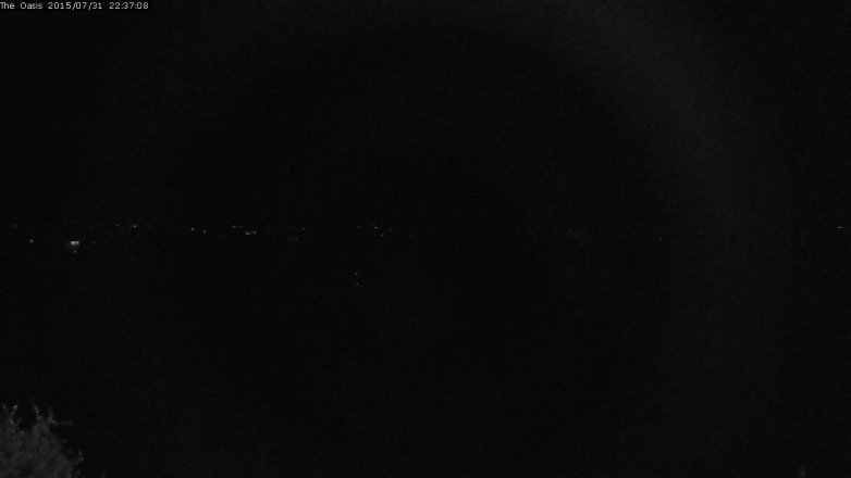 Lake Travis webcam, July 31, 2015 9:45 PM CT