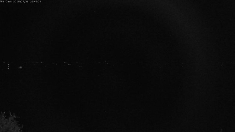 Lake Travis webcam, July 31, 2015 10:50 PM CT