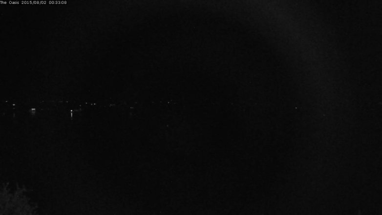 Lake Travis webcam, August 1, 2015 11:40 PM CT