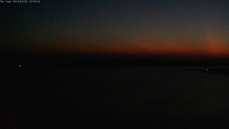 Lake Travis webcam, August 2, 2015 8:00 PM CT