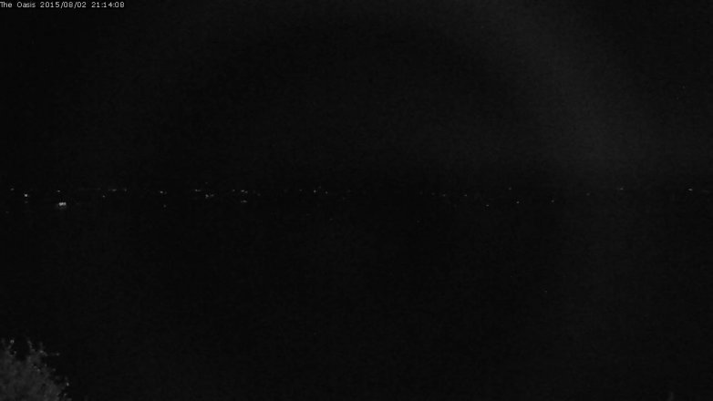 Lake Travis webcam, August 2, 2015 8:20 PM CT